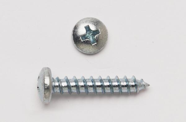 10X212PHPTSZ 10 X 2-1/2 PAN HEAD PHILLIP TAPPING SCREW ZINC PLATED